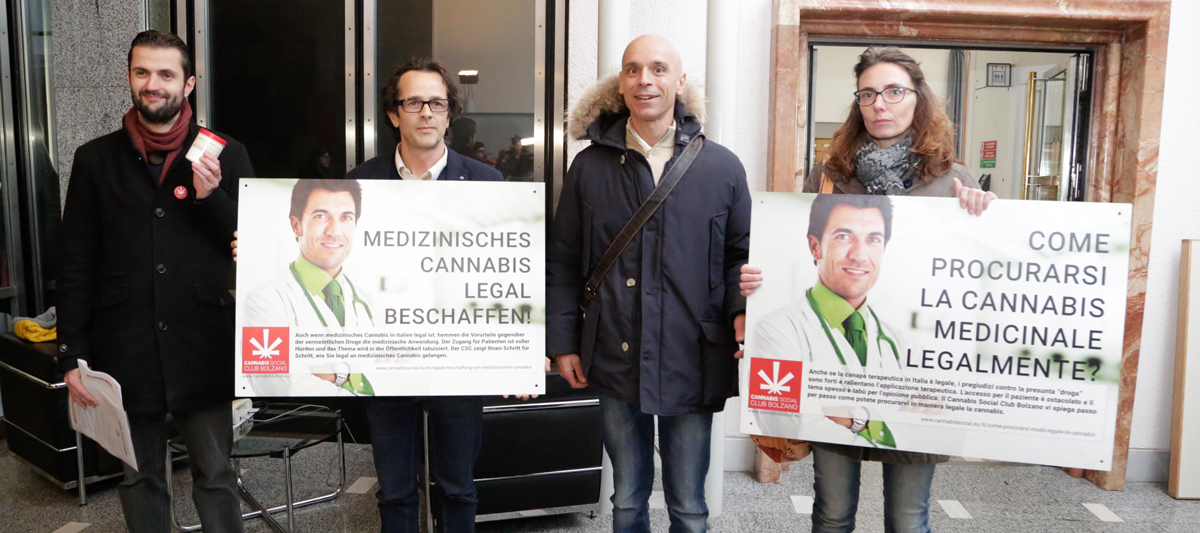 Offizielle Anfrage für die Regulierung von medizinischen Cannabis des Cannabis Social Club an Landesrätin für Gesundheit Martha Stocker